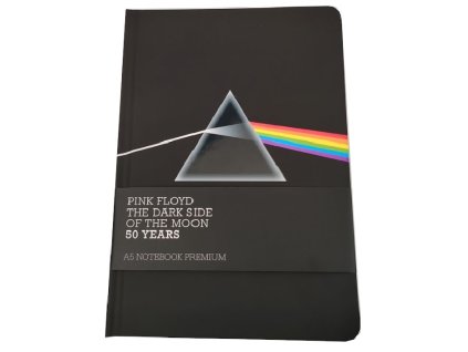 Poznámkový blok Pink Floyd: Tmavá strana měsíce (A5 14,8 x 21,0 cm)