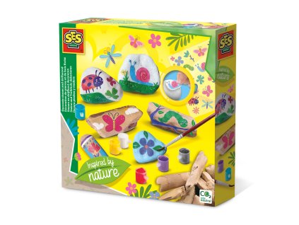 Malování kamínků a klacíků ECO