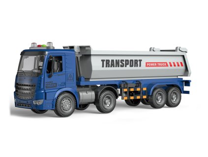 Auto tahač sklápěč na setrvačník s efekty 38 cm