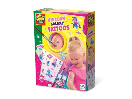 GALAXY - tetování jednorožci, 32 ks