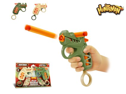 Huntsman Pistole kapesní natahovací 13 cm 2ks set