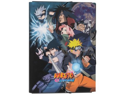 Složka s klopami Naruto Shippuden: Naruto a Sasuke (26 x 34 x 2 cm)