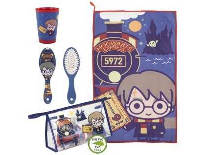 Kosmetická taška set 4 | Harry Potter: Hogwarts Express - Bradavický express (23 x 22 x 8 cm) průhledný ethylenvinylacetát