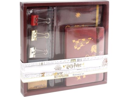 Dárkový set 3 bloků Harry Potter: Nebelvír - Gryffindor (26 x 23 x 3 cm)