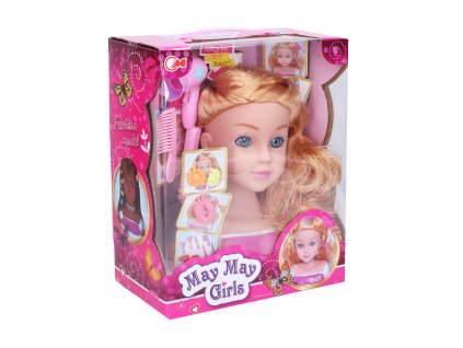 Česací hlava set 22 cm