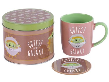 Dárkový set v plechové krabičce Star Wars | Hvězdné války: Cutest In The Galaxy (objem hrnku 370 ml)