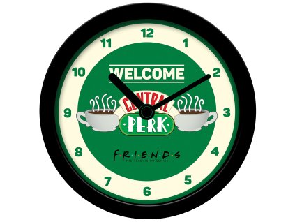 Stolní hodiny Friends | Přátelé: Central Perk (průměr 12 cm)