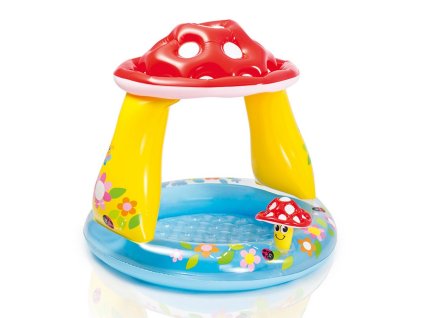 Nafukovací bazén se střechou muchomůrka 102 x 89 cm