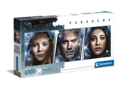 Puzzle 1000 dílků Panorama - The Witcher
