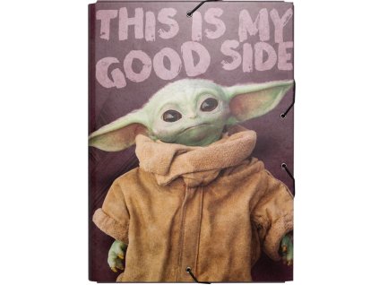 Složka s 3 klopami Star Wars | Hvězdné války: The Mandalorian (26 x 34 x 2 cm)
