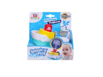 BB Junior - Hračky do vody - Člun s vodotryskem