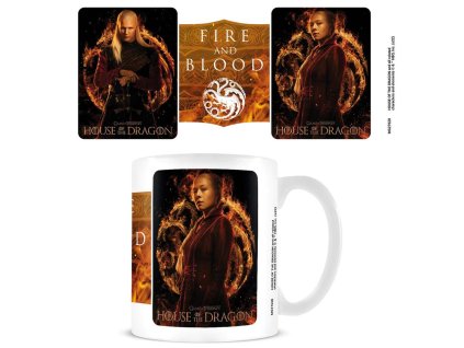 Keramický hrnek Game Of Thrones | Hra o trůny | House Of The Dragon | Rod draka: Thaenyra a Daemon (objem 315 ml)