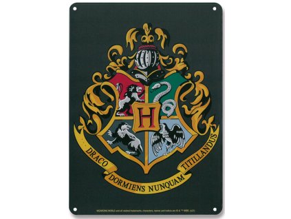 Dekorační cedule na zeď Harry Potter: HOGWARTS LOGO