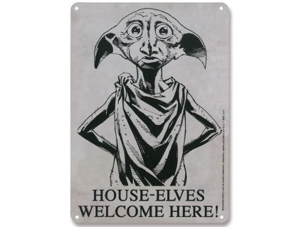 Dekorační cedule na zeď Harry Potter: Dobby (15 x 21 cm)