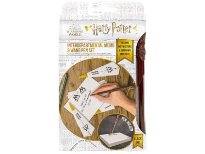 Dopisní sada s tvorbou vlaštovek Harry Potter: Ministerstvo kouzel (100 listů, hůlková propiska)