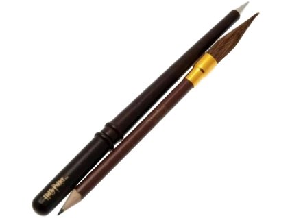 Propiska a tužka Harry Potter: Wand & Broom (7 x 23 cm)