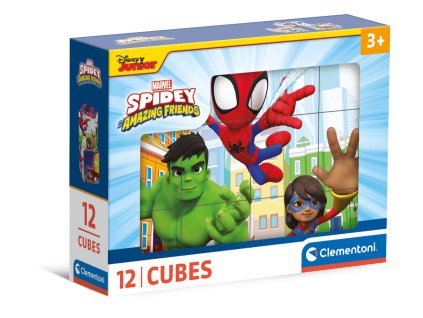 Obrázkové kostky - Spidey a jeho úžasní přátelé, 6 kostek