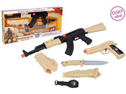 Puška sada pouštní bitva 52 cm - český obal