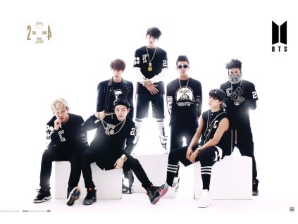 Plakát BTS: Black And White (61 x 91,5 cm) 150 g