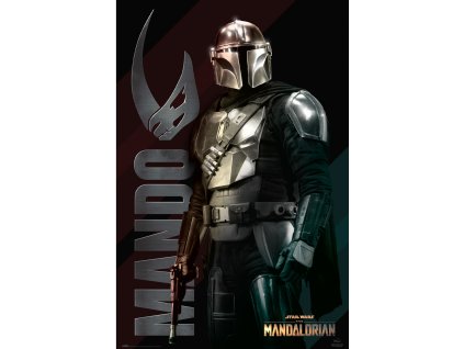 Plakát Star Wars The Mandalorian: Mando (61 x 91,5 cm) 150g