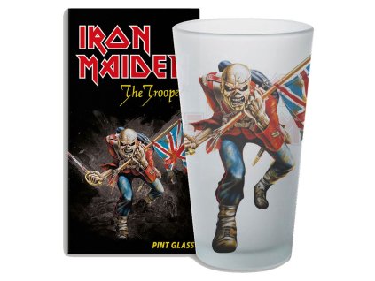 Sklenice Iron Maiden: The Trooper (objem 500 ml)