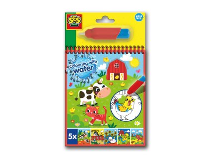 Malování štětcem a vodou - Farma