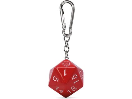 Přívěsek na klíče s karabinou Netflix | Stranger Things: D20 (4,5 x 6 cm)