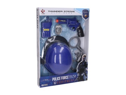 Policejní sada s přilbou 26 x 22 cm