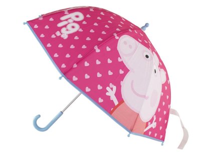 Dětský automatický deštník Peppa Pig | Prasátko Peppa (průměr 71 cm)