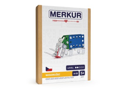 Merkur - Mini ZOO - Nosorožec, 49 dílků