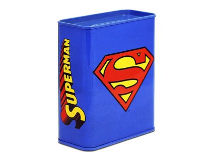 Pokladnička Superman: Logo (9 x 12 x 5 cm) kovová