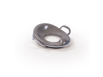 Protiskluzové sedátko na WC, šedá, 32,5x9,5x35,5 cm