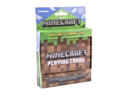 Hrací karty Minecraft v plechové krabičce: Icons (11 x 9 x 3 cm)