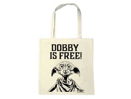 Shopping taška na rameno Harry Potter: Dobby Is Free! (38 x 42 cm)