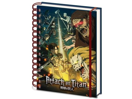 Poznámkový blok Attack On Titan: S4 (A5 16 x 21 cm)