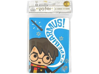Set poznámkových A6 bloků Harry Potter: Kawaii (12,5 x 15,4 cm)