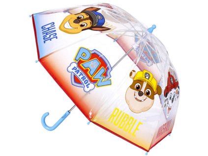 Dětský automatický deštník Paw Patrol | Tlapková Patrola: Logo (průměr 71 cm)