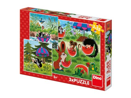 Krteček a paraplíčko 3x55D