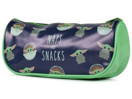 Školní penál na psací potřeby Star Wars | Hvězdné války: TV seriál The Mandalorian Naps And Snacks (22 x 10 x 4 cm)