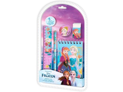 Set školních potřeb Disney: Ledové království Set 5 kusů (15 x 26 x 2 cm)