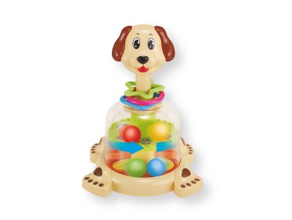 Hračka s kuličkami pes