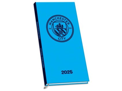 Slim diář 2025 FC Manchester City (8,3 x 16,5 cm)