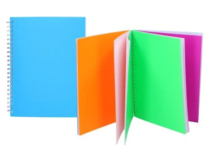 Spirálový notes A4 linkovaný, 100l, 4v1