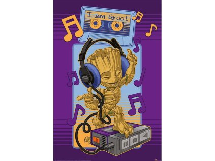Plakát Guardians Of The Galaxy | Strážci Galaxie: Já jsem Groot (61 x 91,5 cm)
