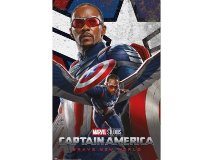 Plakát Marvel | Captain America | Kapitán Amerika: Nový lepší svět (61 x 91,5 cm) 150 g
