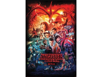 Plakát Stranger Things: Seasons Montage (61 x 91,5 cm)