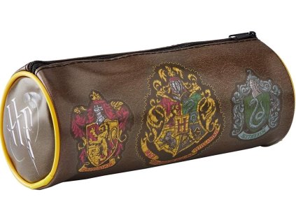Barel školní penál na psací potřeby Harry Potter: Erb Bradavic - Hogwarts (21,5 x 7 cm)