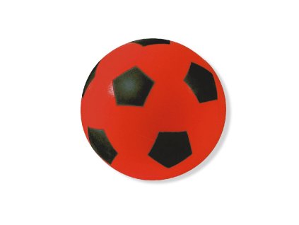 Androni Soft míč - průměr 12 cm červený - poškozený obal
