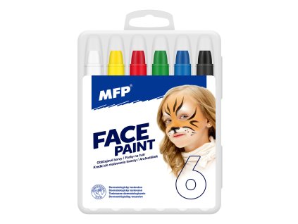 Barvy na obličej - make-up 6ks set