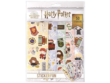 Set 50 samolepek: Harry Potter (8 x 26 cm)